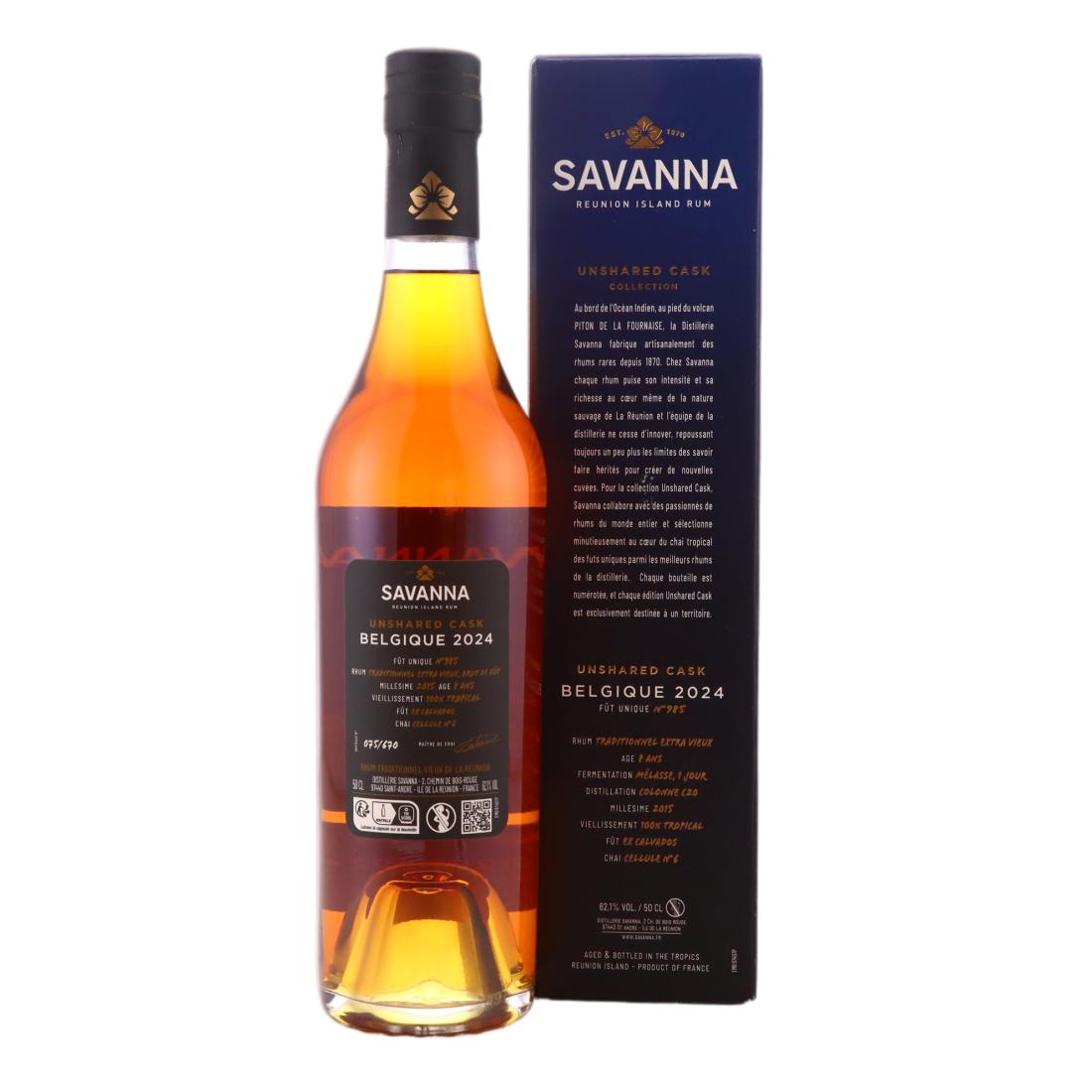 Savanna 2015 Unshared Cask 8 Year Old Rhum Traditionnel