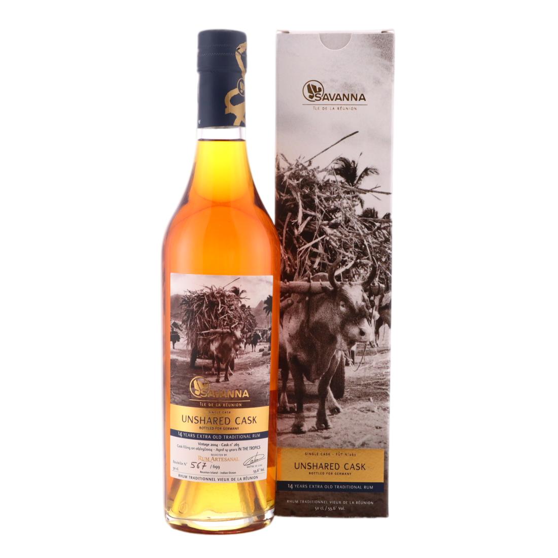 Savanna 2004 Unshared Cask 14 Year Old Rhum Traditionnel