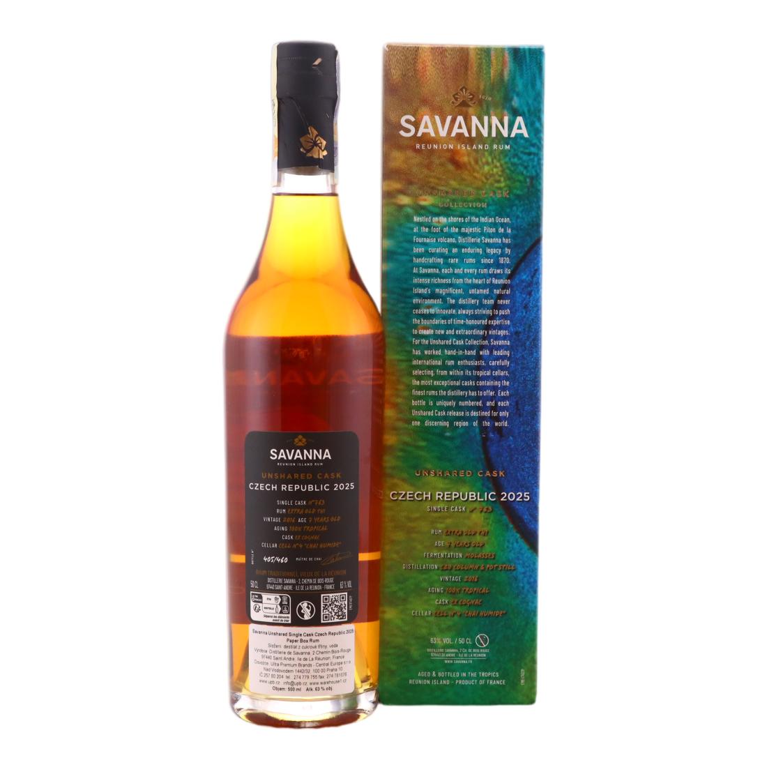 Savanna 2016 Unshared Cask 7 Year Old Rhum Traditionnel