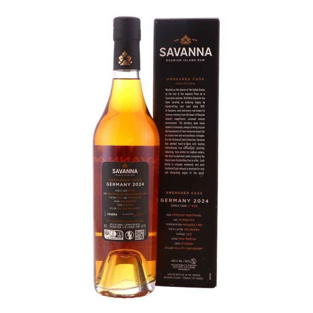 Savanna 2013 Unshared Cask 10 Year Old Rhum Traditionnel