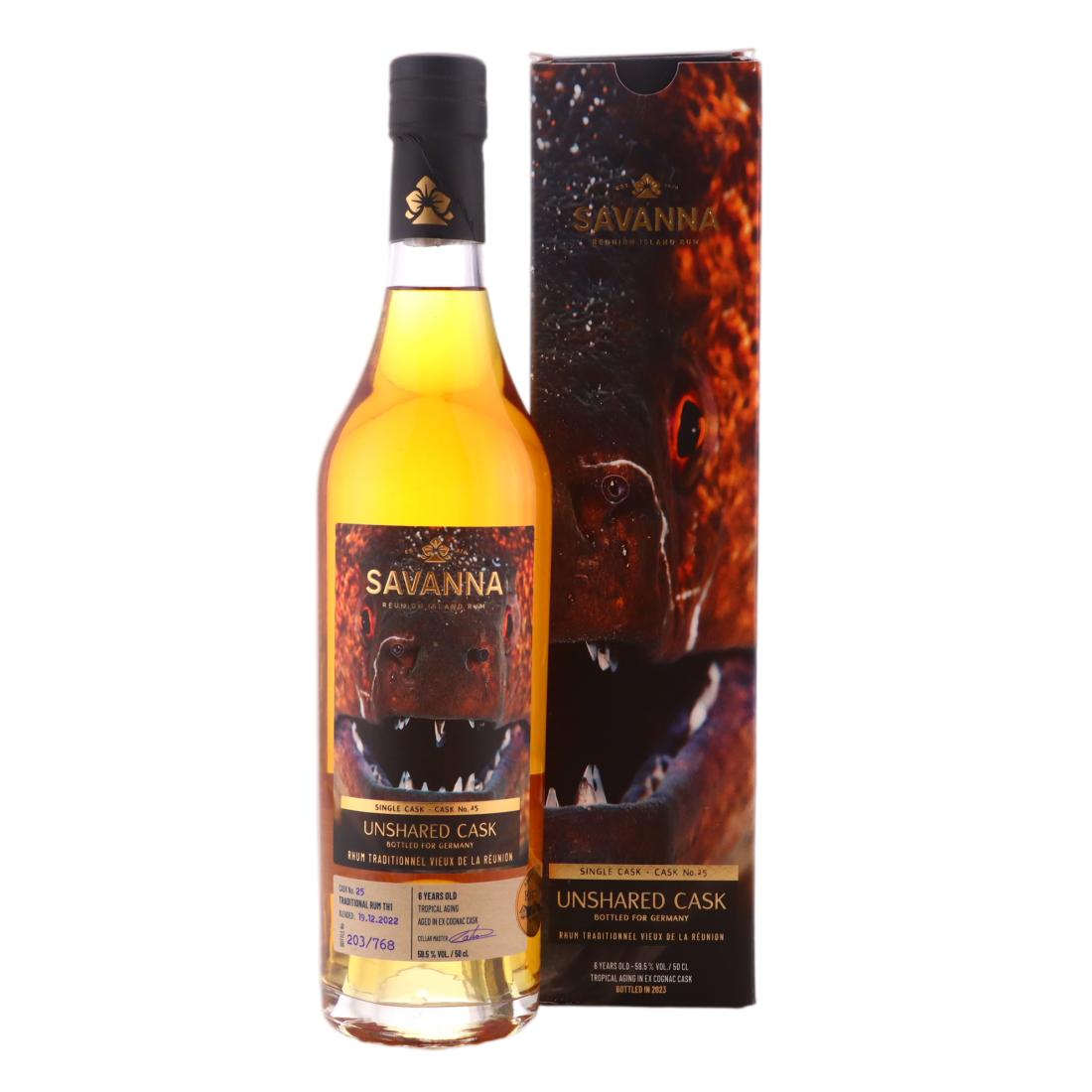 Savanna Unshared Cask 6 Year Old Rhum Traditionnel