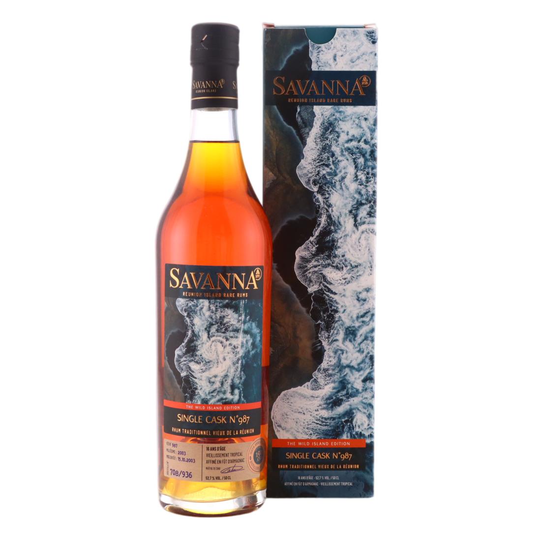 Savanna 2003 The Wild Island Edition 16 Year Old Rhum Traditionnel - 150th Anniversary