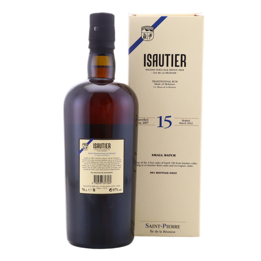 Isautier 2007 Small Batch 15 Year Old Lot #36