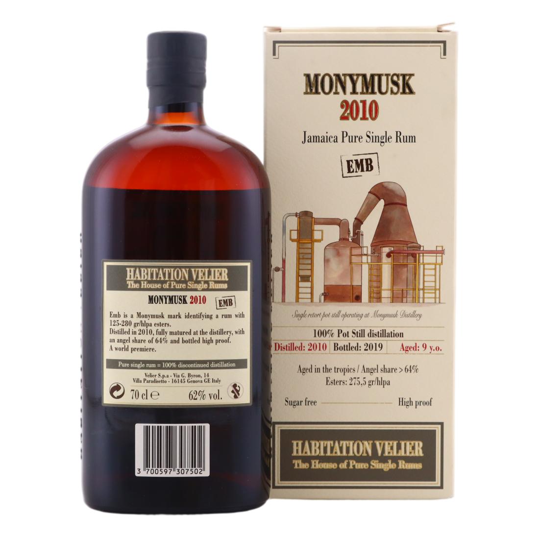 Monymusk EMB 2010 Habitation Velier 9 Year Old