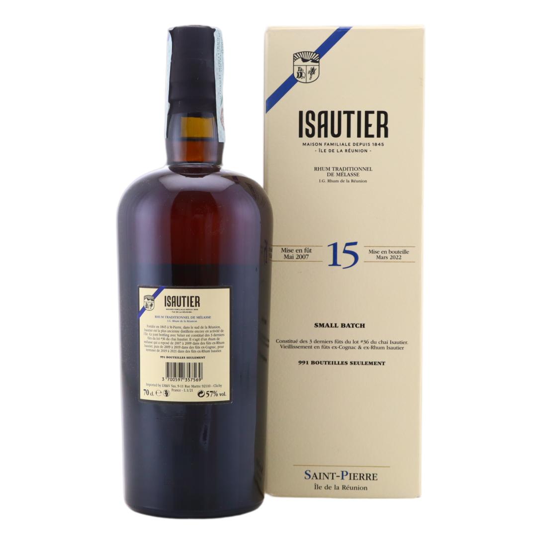 Isautier 2007 Small Batch 15 Year Old Lot #36