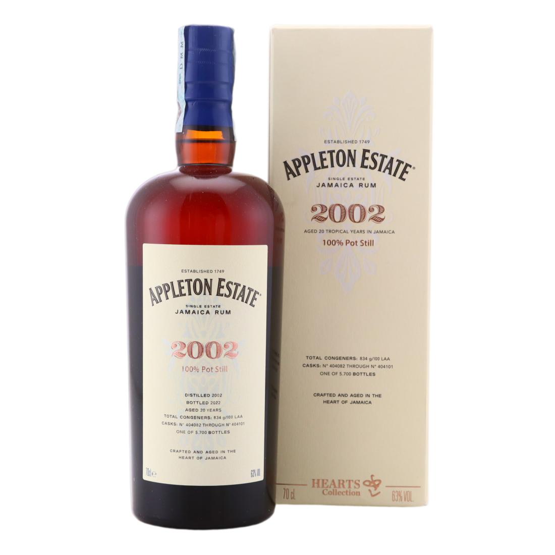 Appleton Estate 2002 Hearts Collection 20 Year Old