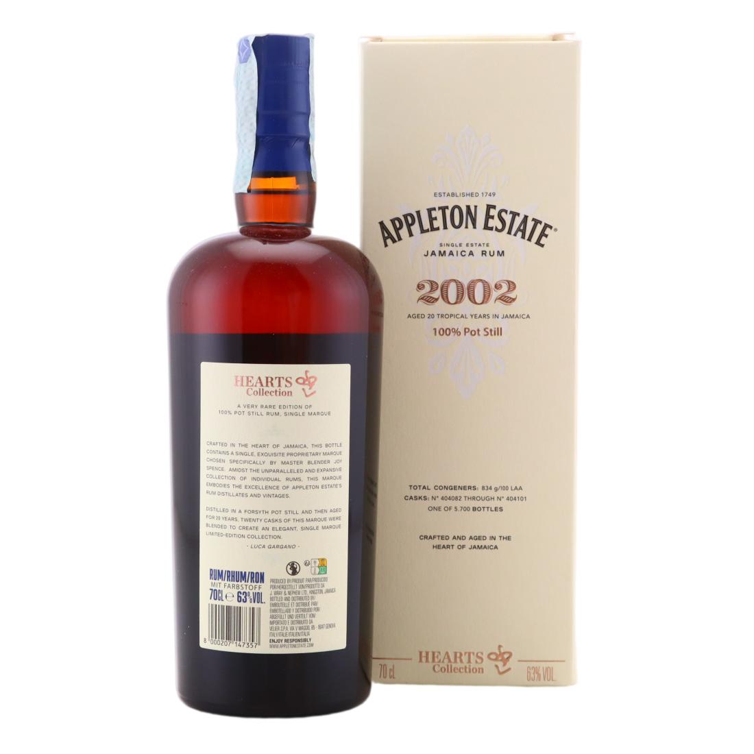 Appleton Estate 2002 Hearts Collection 20 Year Old