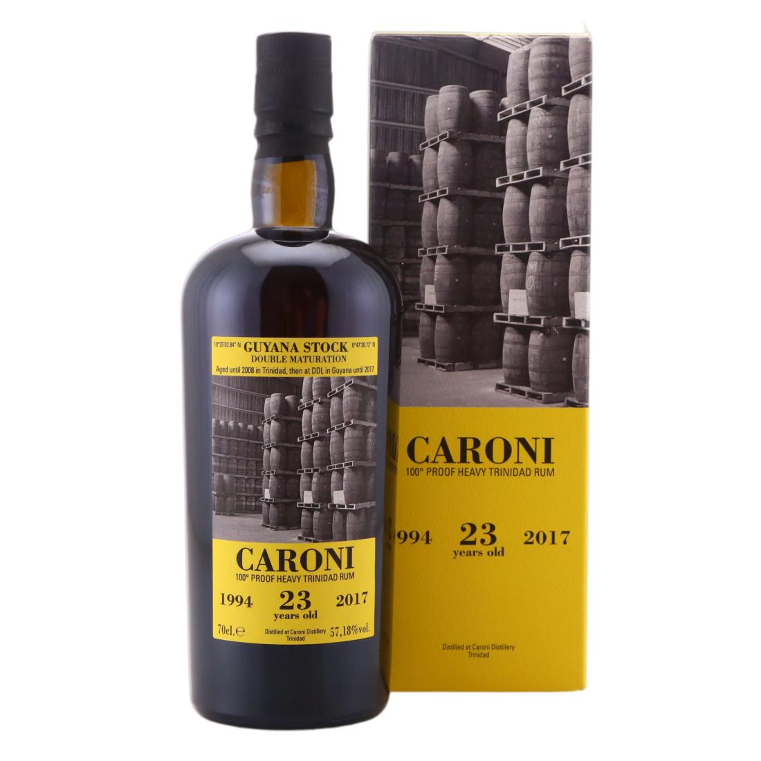 Caroni 1994 100° Proof 23 Year Old Heavy - Guyana Stock