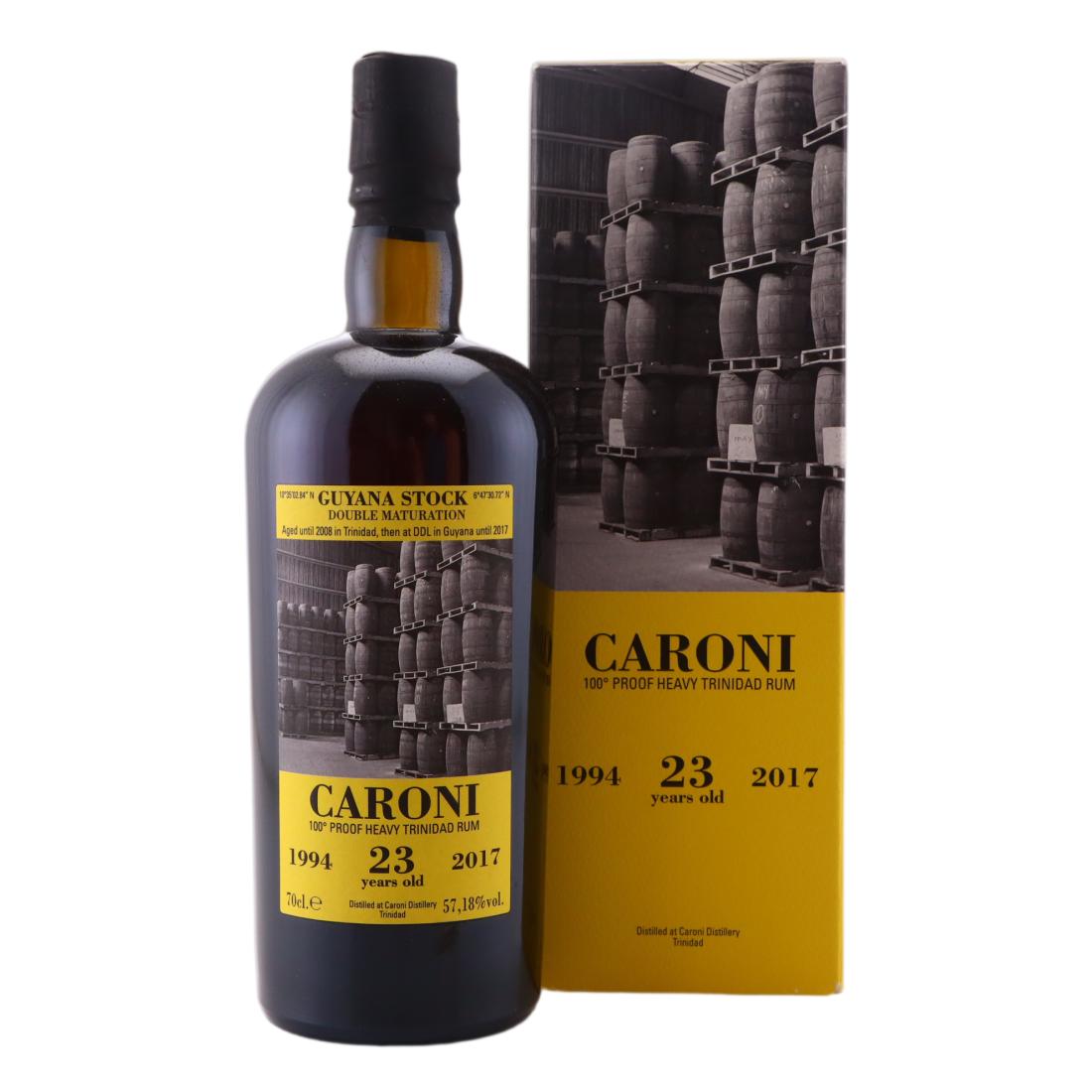 Caroni 1994 100° Proof 23 Year Old Heavy - Guyana Stock