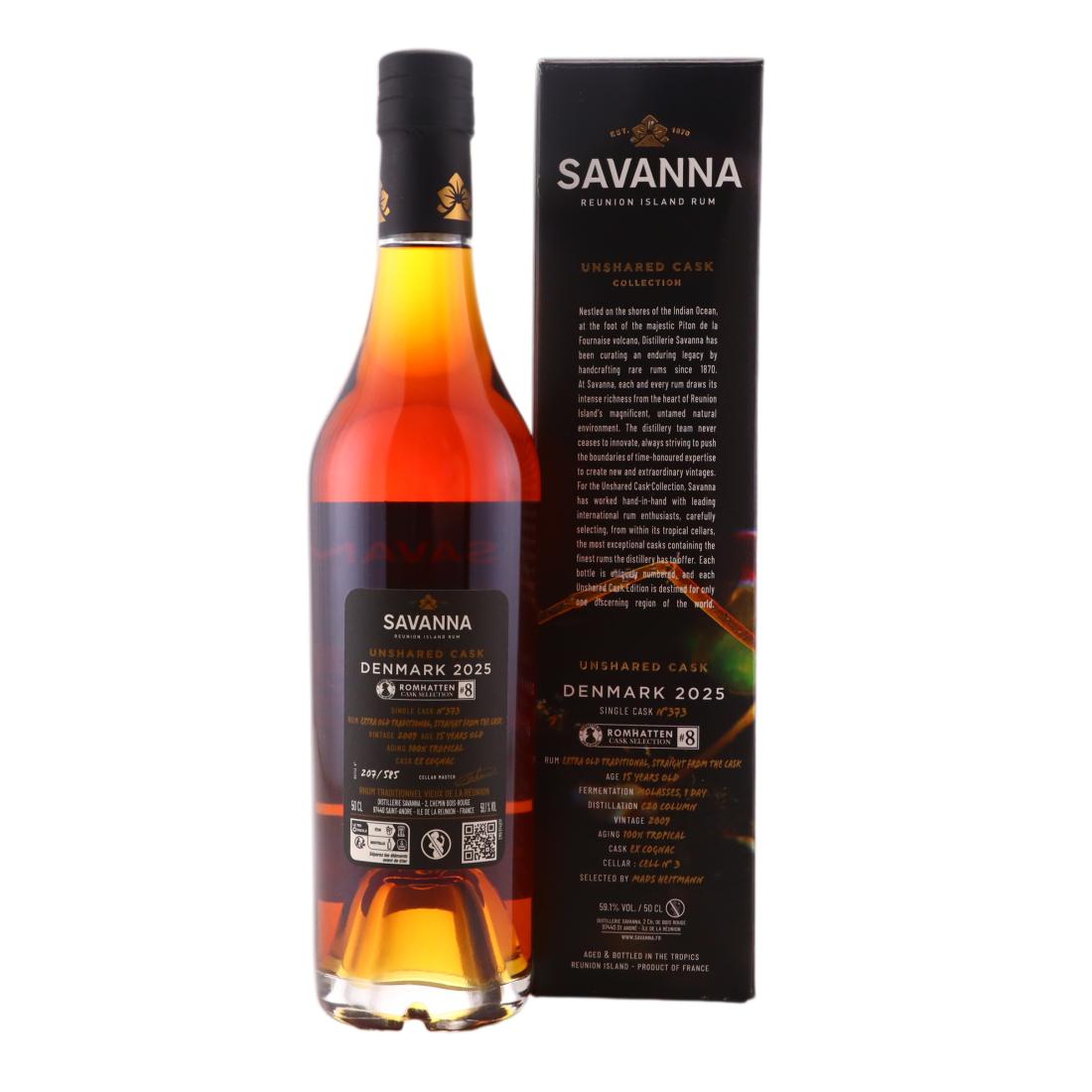 Savanna 2009 Unshared Cask 15 Year Old Rum Traditionnel
