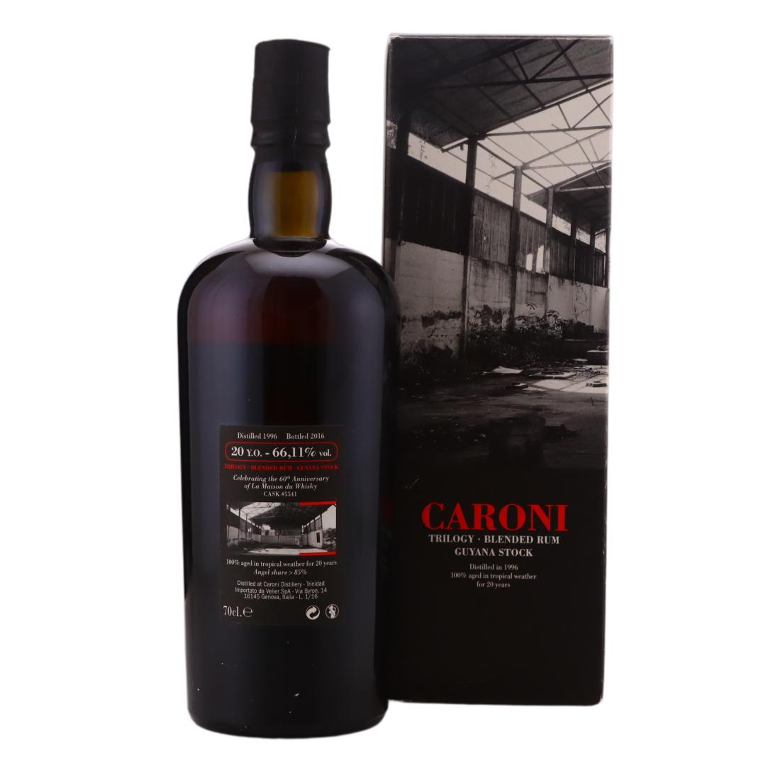 Caroni 1996 Trilogy 20 Year Blended Rum - Guyana Stock