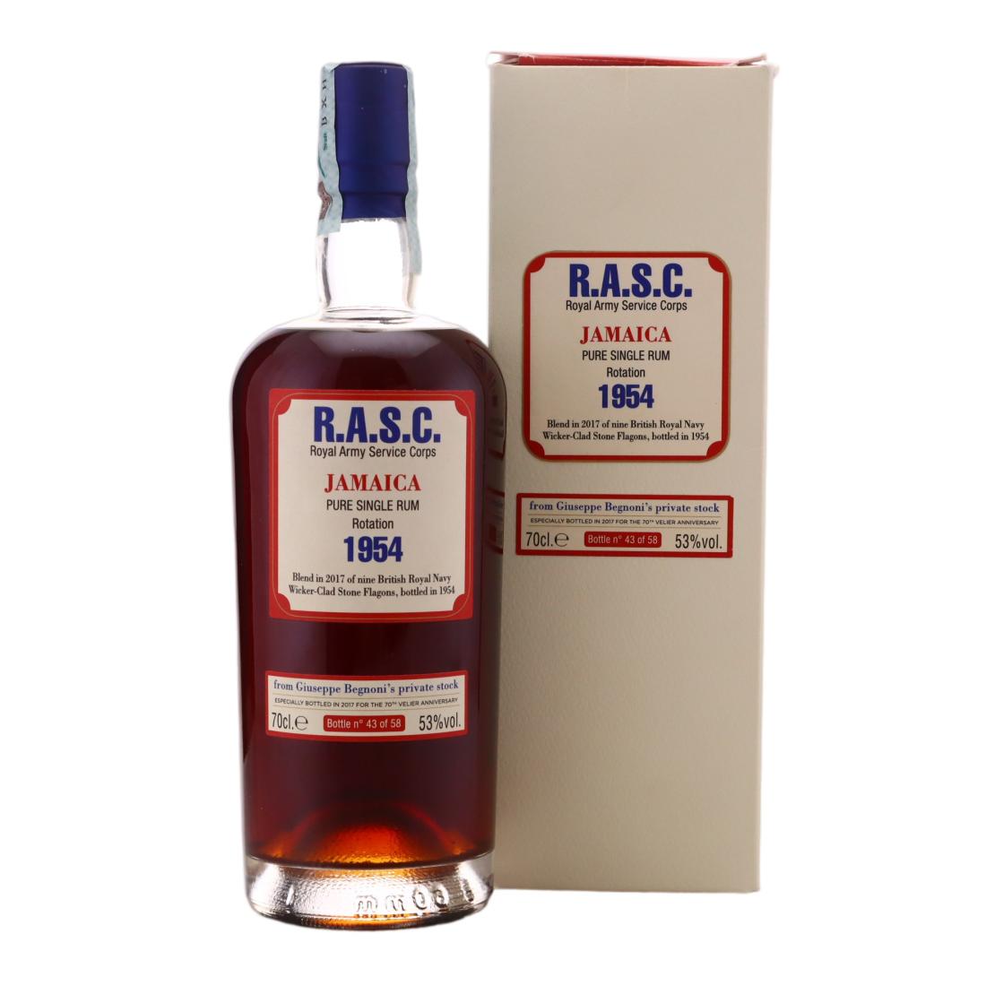 R.A.S.C. Jamaica Rum Rotation 1954