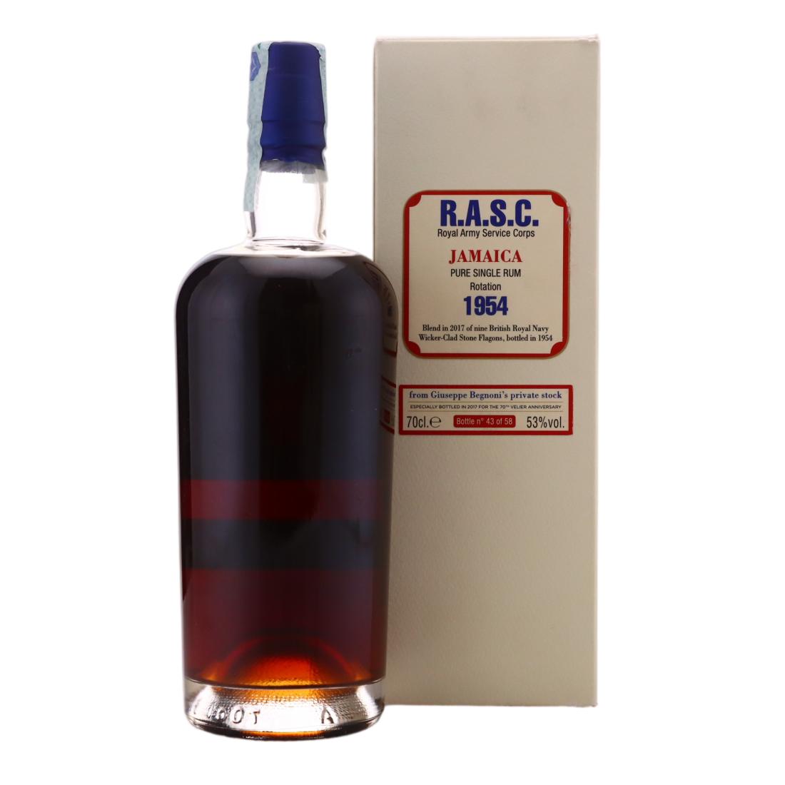 R.A.S.C. Jamaica Rum Rotation 1954