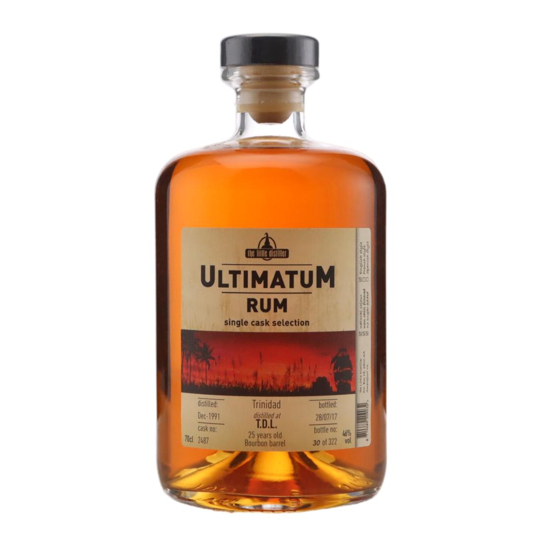 Trinidad Distillers 1991 Ultimatum Rum 25 Year Old