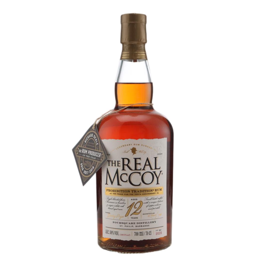 Foursquare The Real McCoy 12 Year Old Prohibition Traditional Rum