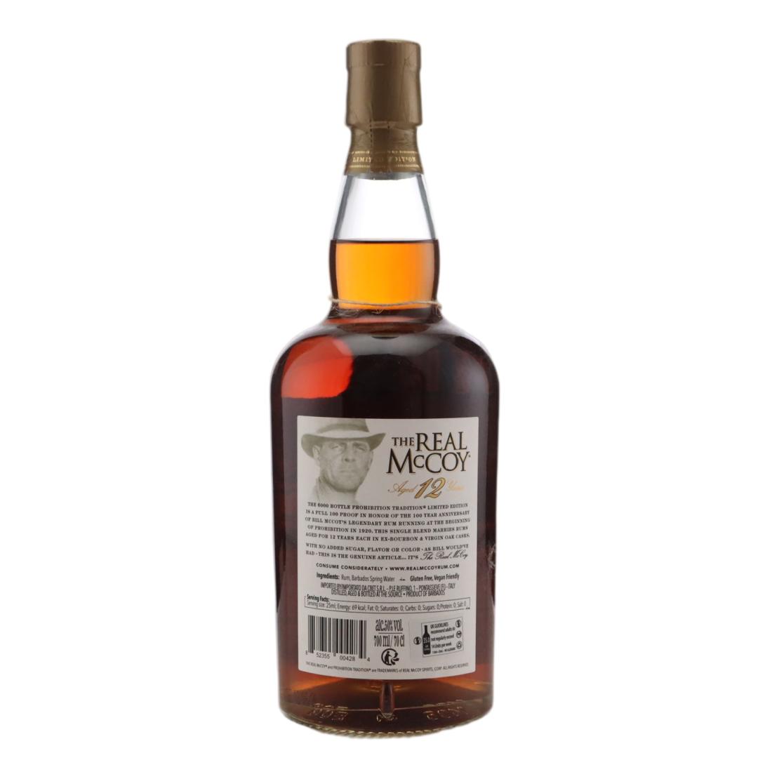 Foursquare The Real McCoy 12 Year Old Prohibition Traditional Rum