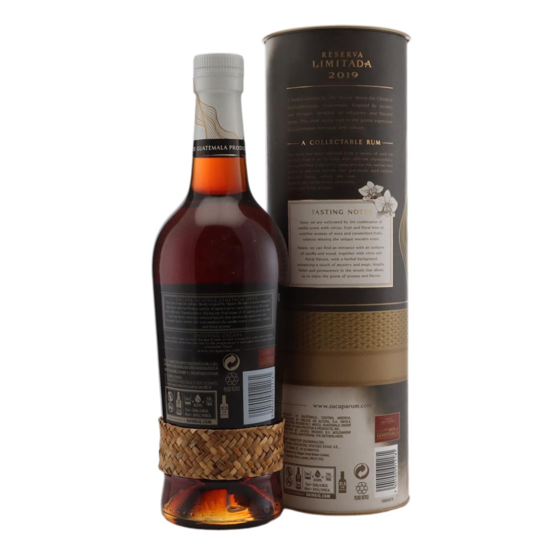 Ron Zacapa Centenario Reserva Limitada 2019