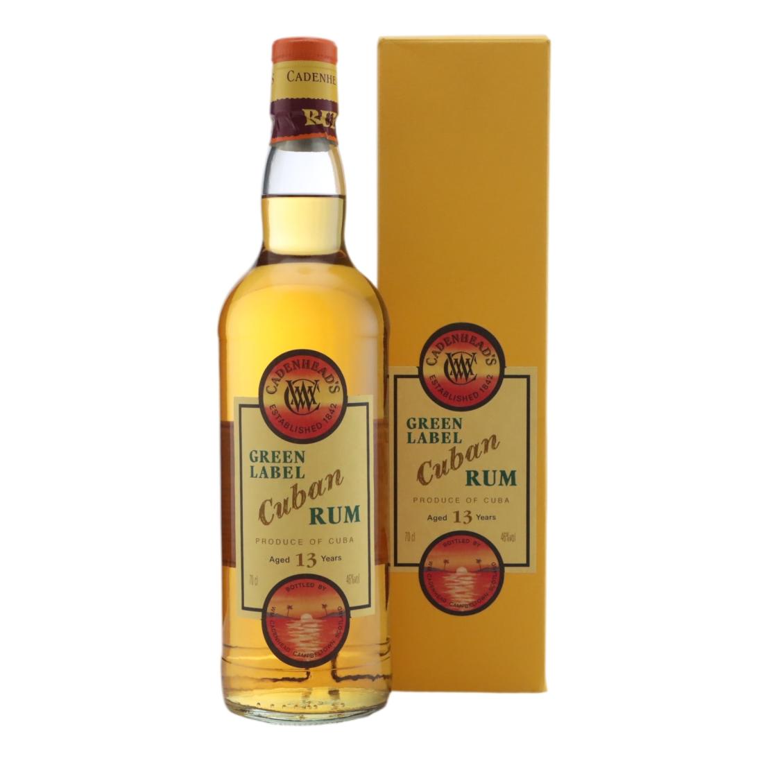 Cadenhead's Green Label 13 Year Old Cuban Rum