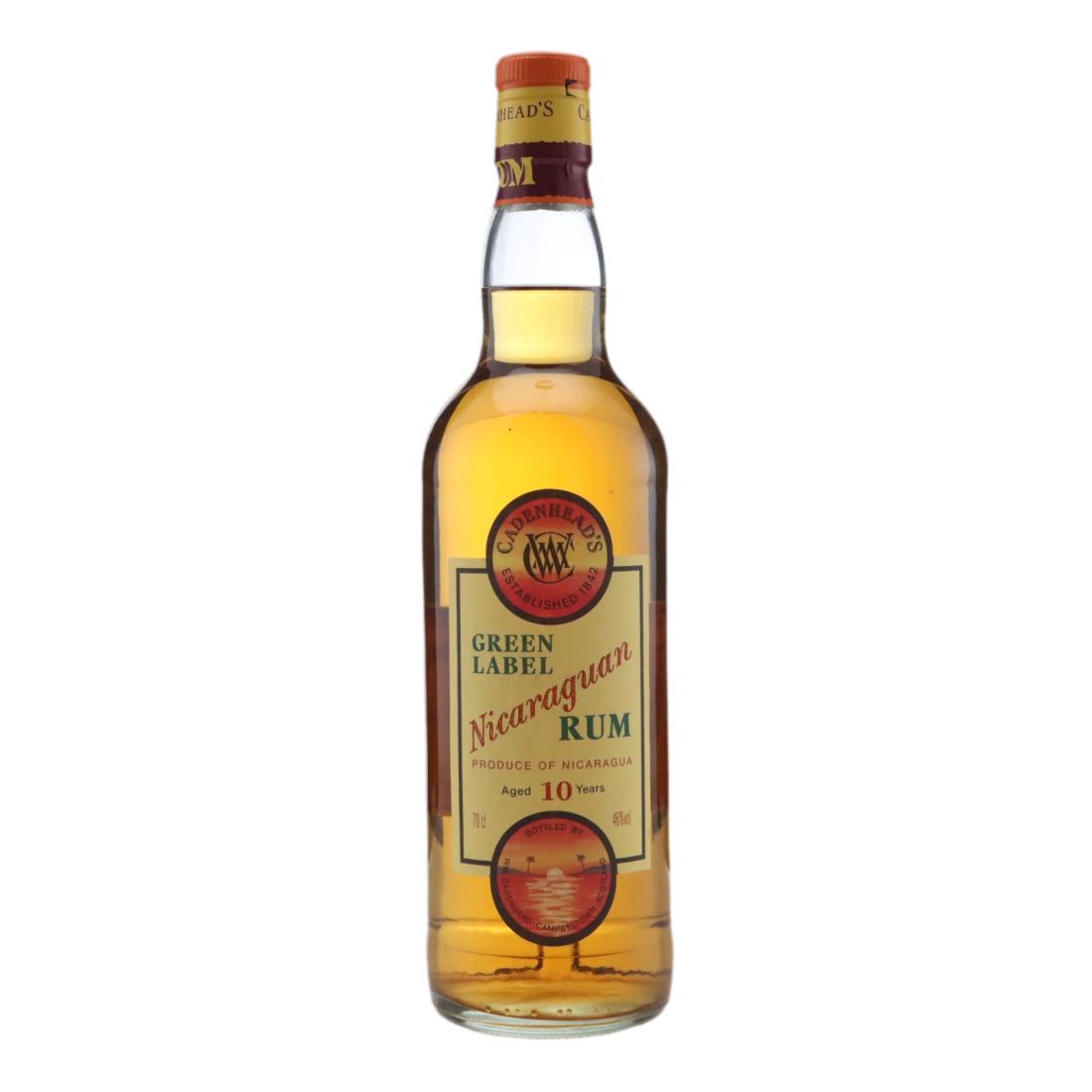 Cadenhead's Green Label  10 Year Old Nicaraguan Rum