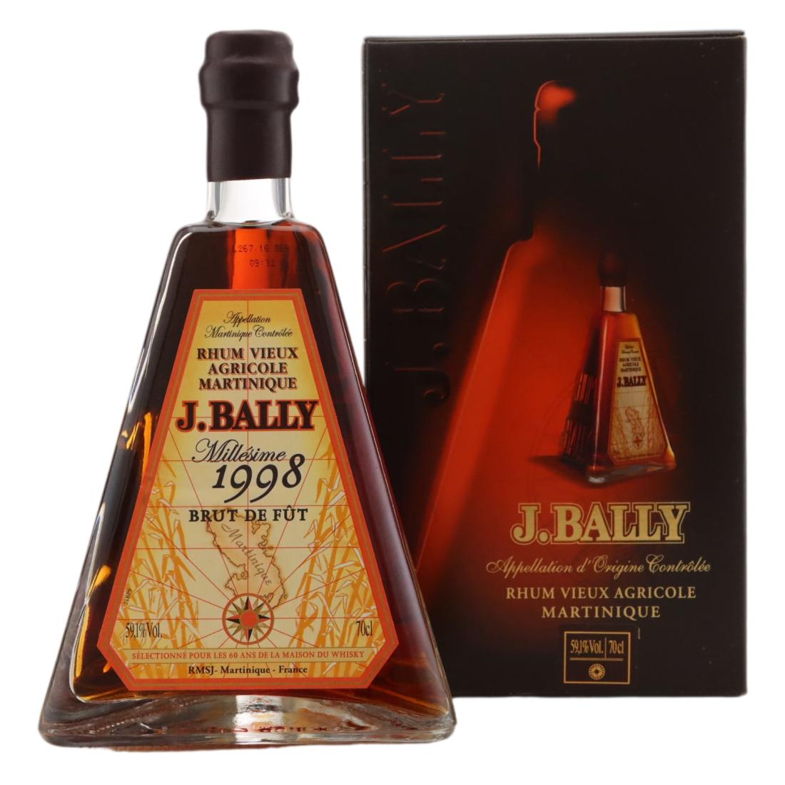 J. Bally 1998 Brut de Fût Pyramide Rhum Vieux