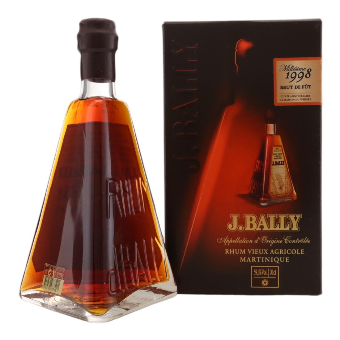 J. Bally 1998 Brut de Fût Pyramide Rhum Vieux