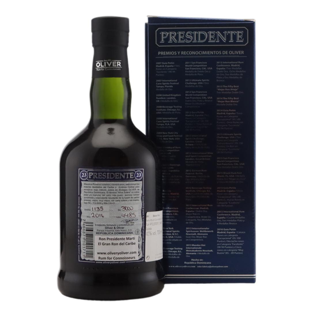 Presidente Marti 23 Year Solera