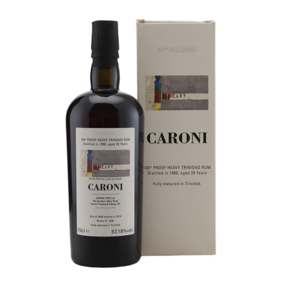 Caroni 1996 100° Proof 20 Year Old Heavy