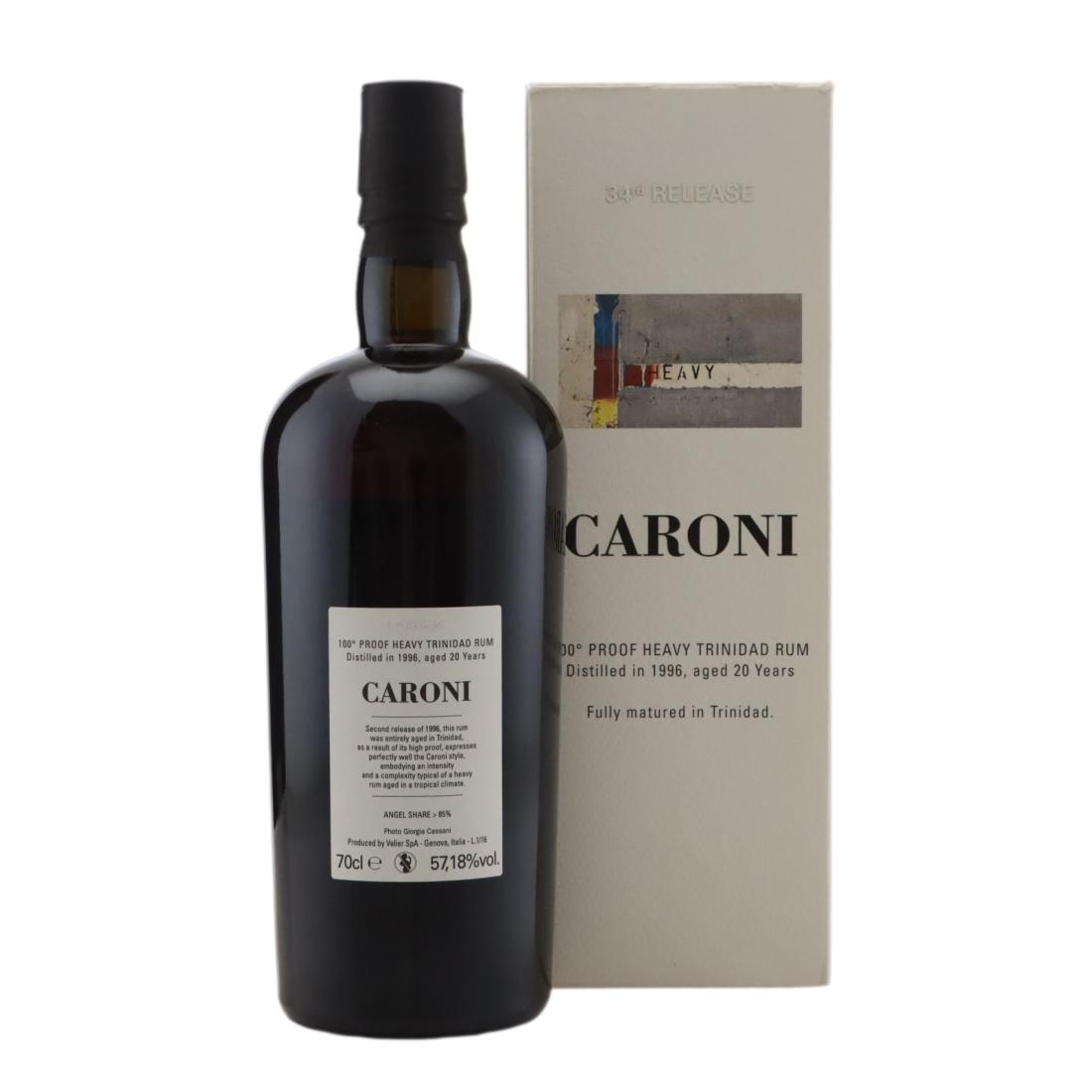 Caroni 1996 100° Proof 20 Year Old Heavy