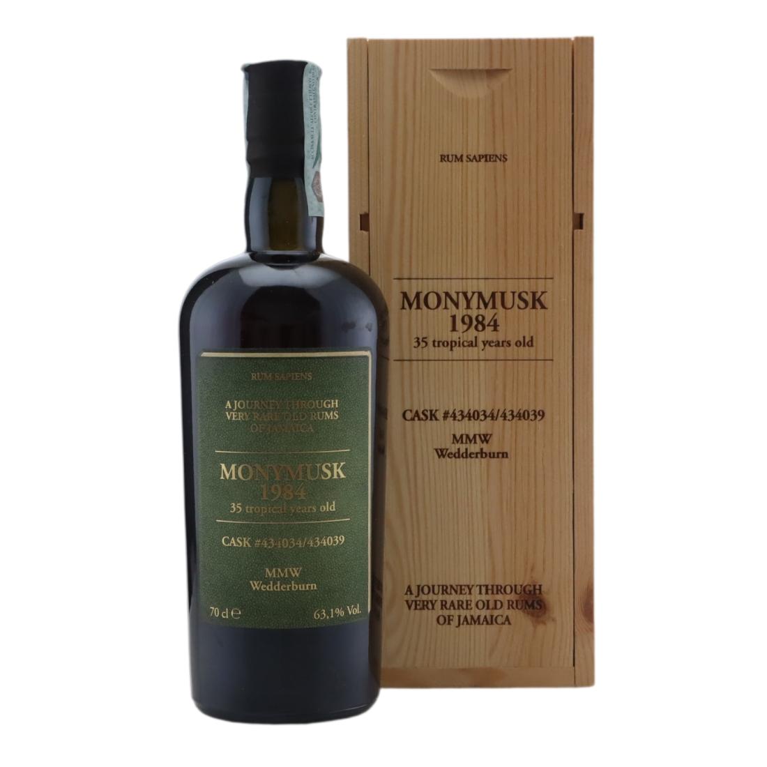 Monymusk MMW 1984 Rum Sapiens 35 Year Old