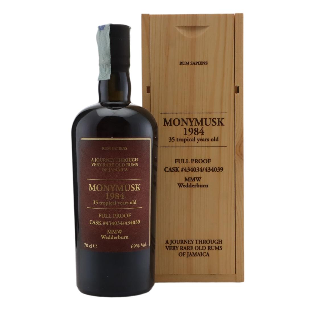Monymusk MMW 1984 Rum Sapiens 35 Year Old