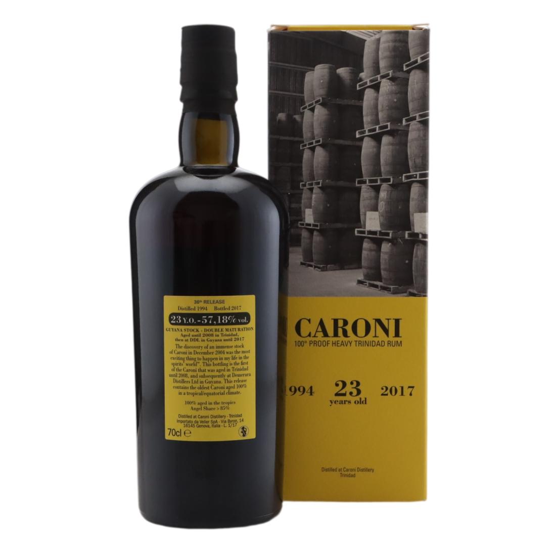 Caroni 1994 100° Proof 23 Year Old Heavy - Guyana Stock
