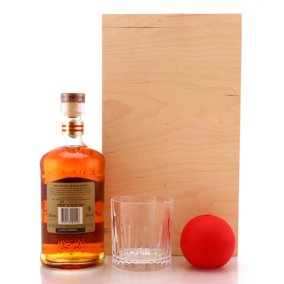 Bacardi Reserva Ocho 8 Year Old Paul Morel Gift Pack