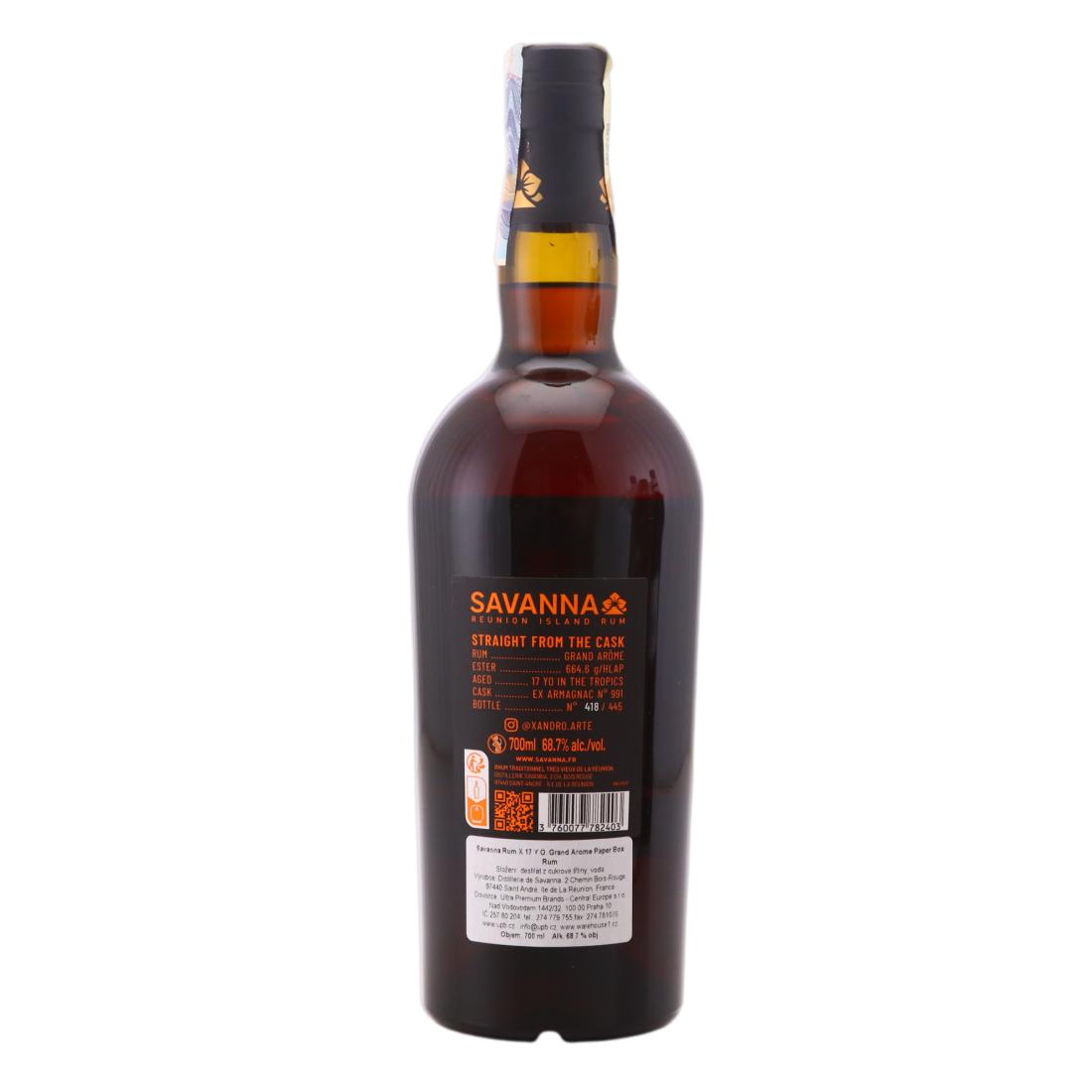 Savanna Straight from the Cask 17 Year Old Grand Arôme