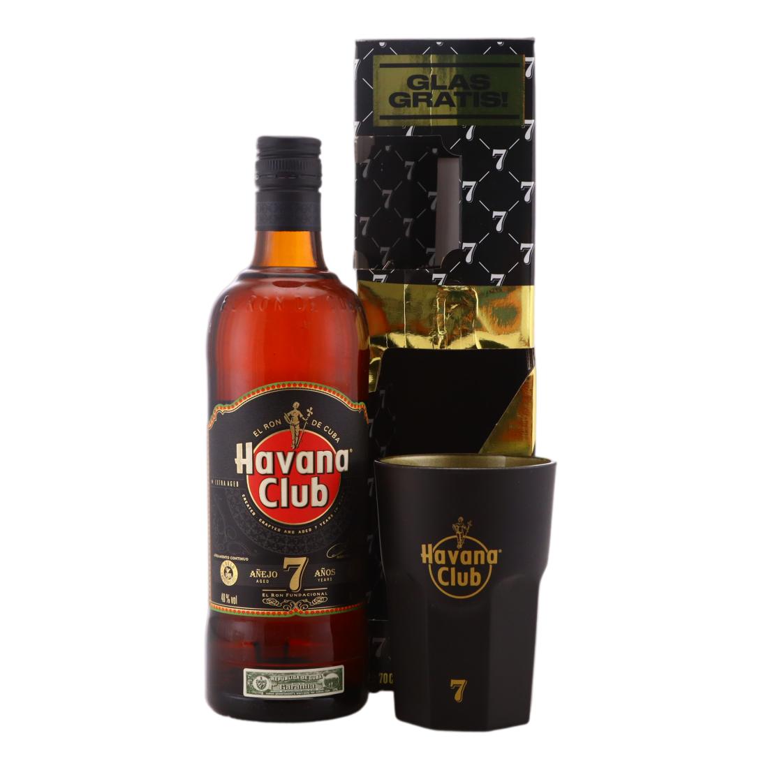 Havana Club 7 Year Old - Cup Gift Pack