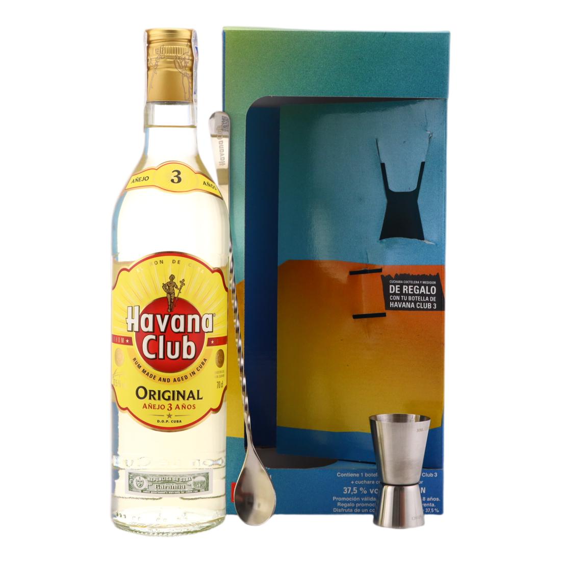 Havana Club 3 Year Old Blanco Gift Pack