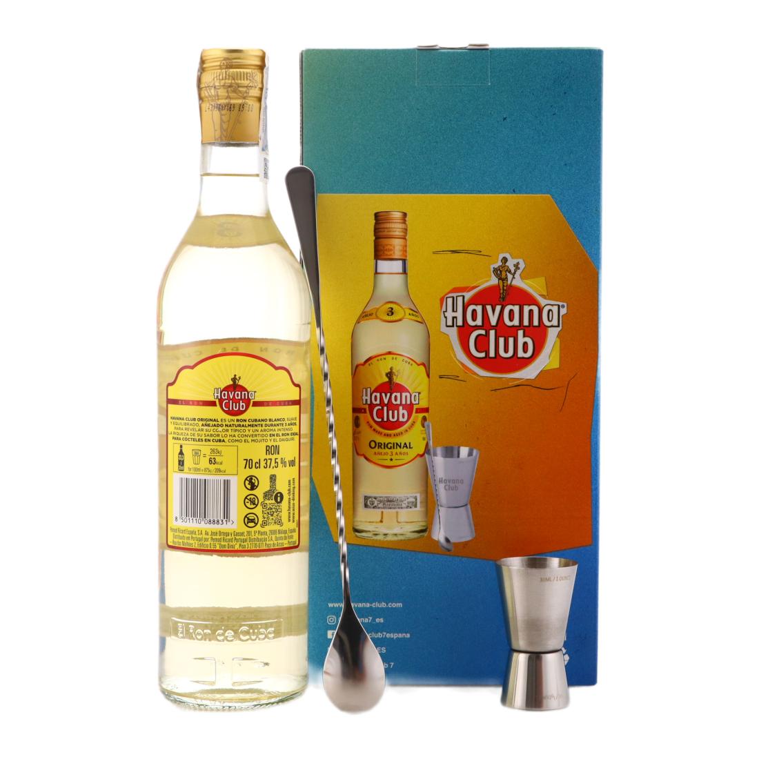 Havana Club 3 Year Old Blanco Gift Pack