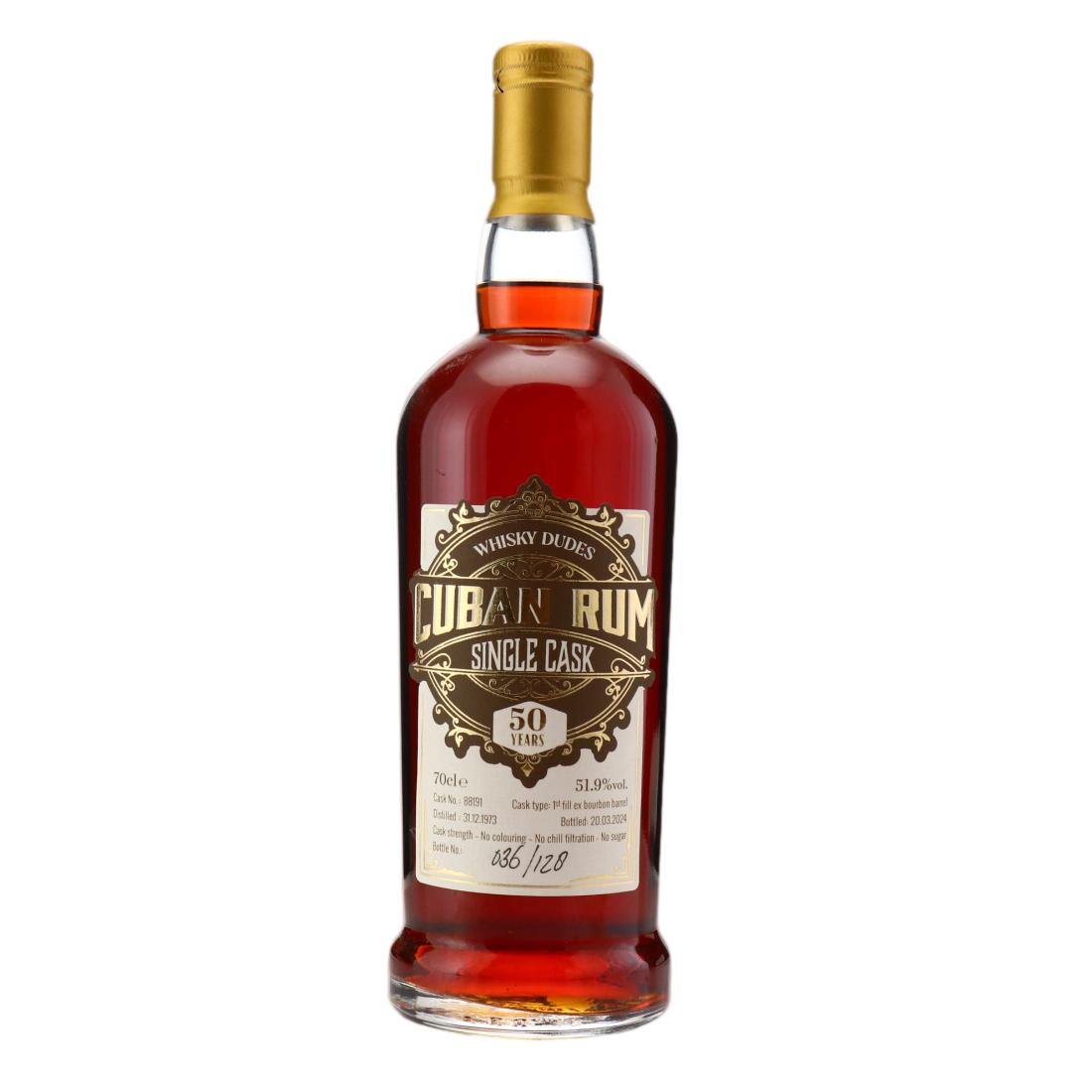 Cuban Rum 1973 50 Year Old
