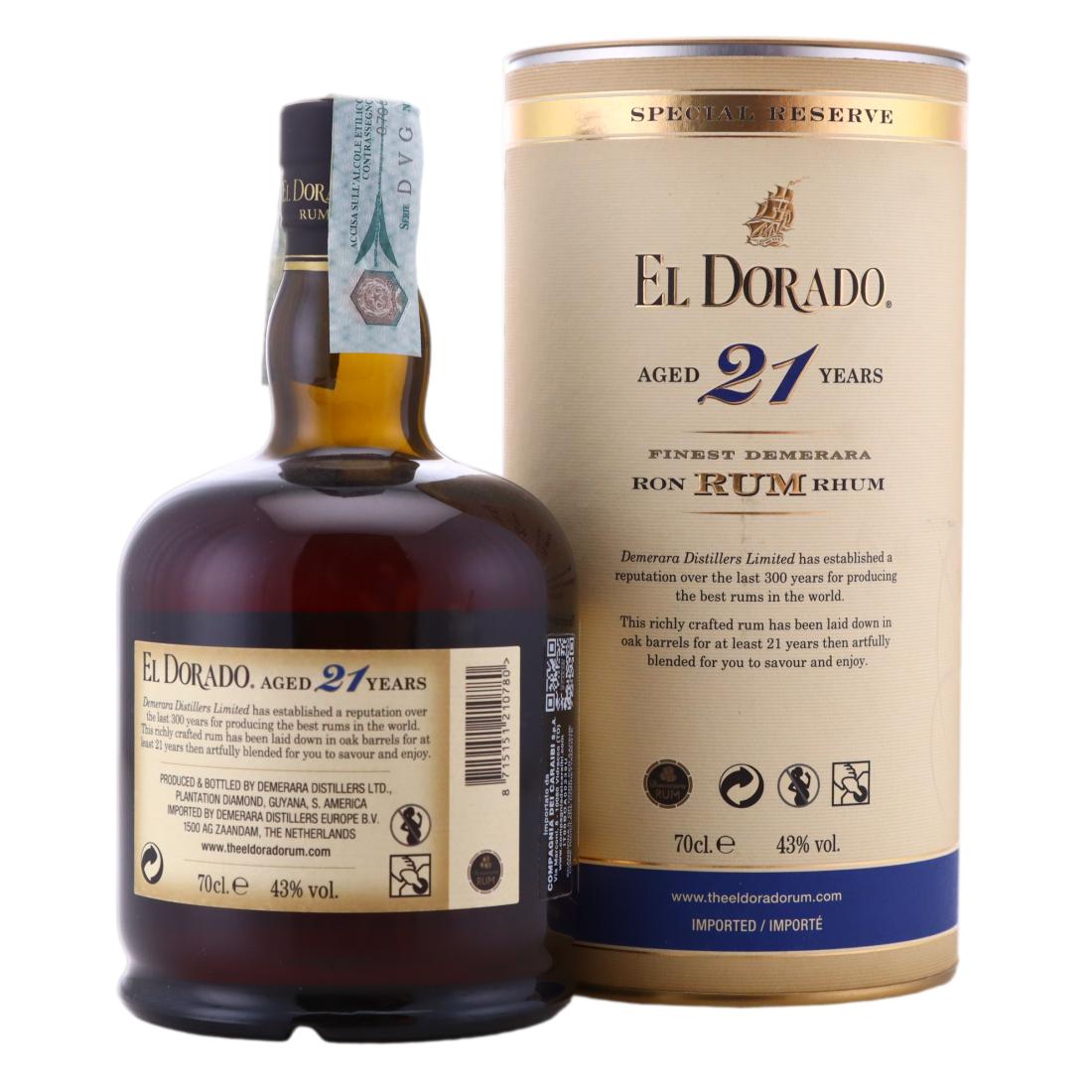 El Dorado Special Reserve 21 Year Old