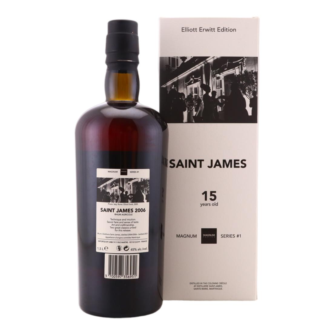 Saint James 2006 Elliot Erwitt Edition 15 Year Old Magnum Series #1 1.5-Litre