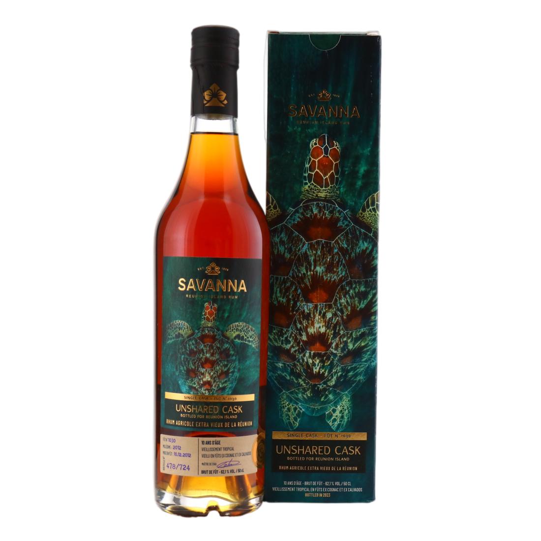 Savanna 2012 Unshared Cask 10 Year Old Rhum Agricole