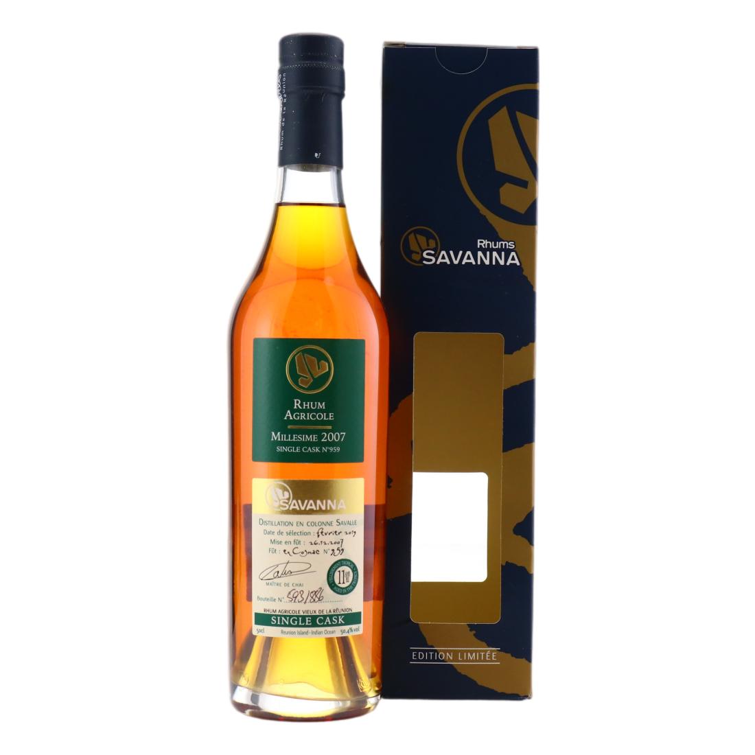 Savanna Agricole 2007 Single Cask 11 Year Old #959 50cl