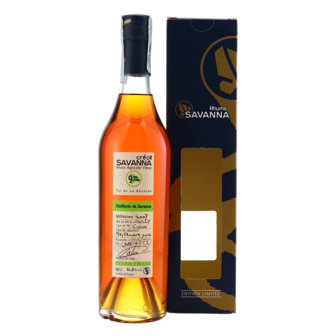 Savanna Creol 2007 Single Cask 9 Year Old #586 50cl