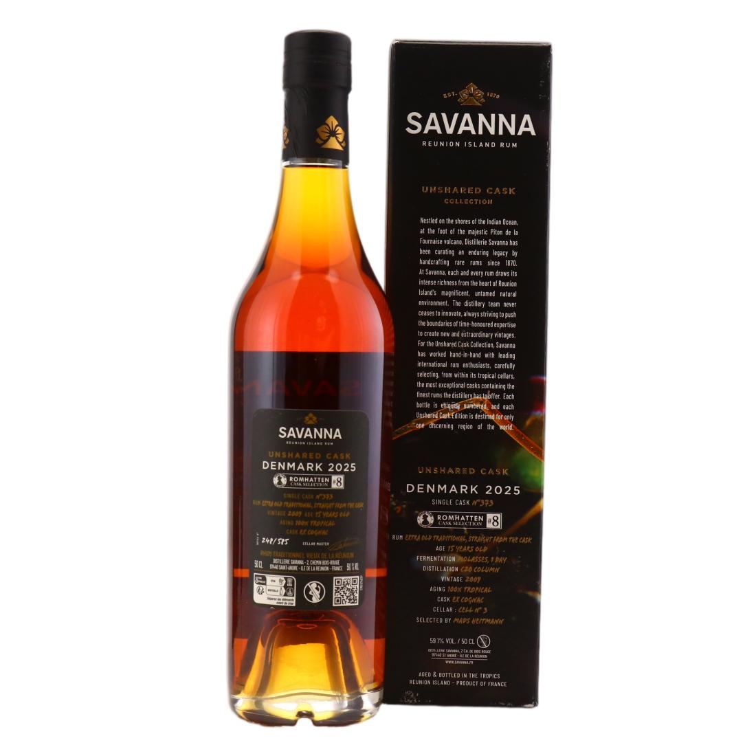 Savanna 2009 Unshared Cask 15 Year Old Rum Traditionnel