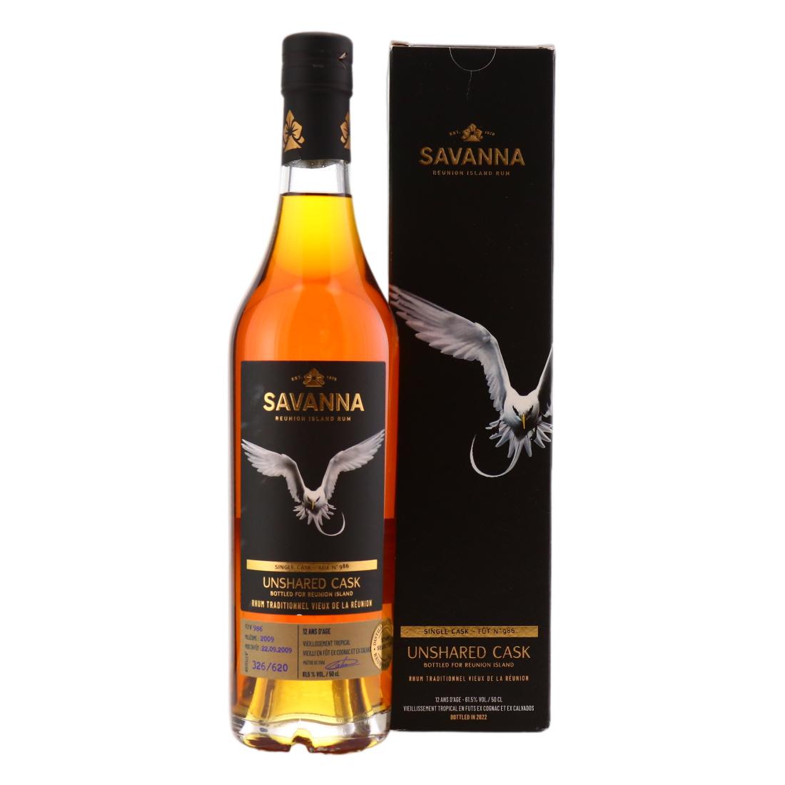 Savanna 2009 Unshared Cask 12 Year Old Rhum Traditionnel