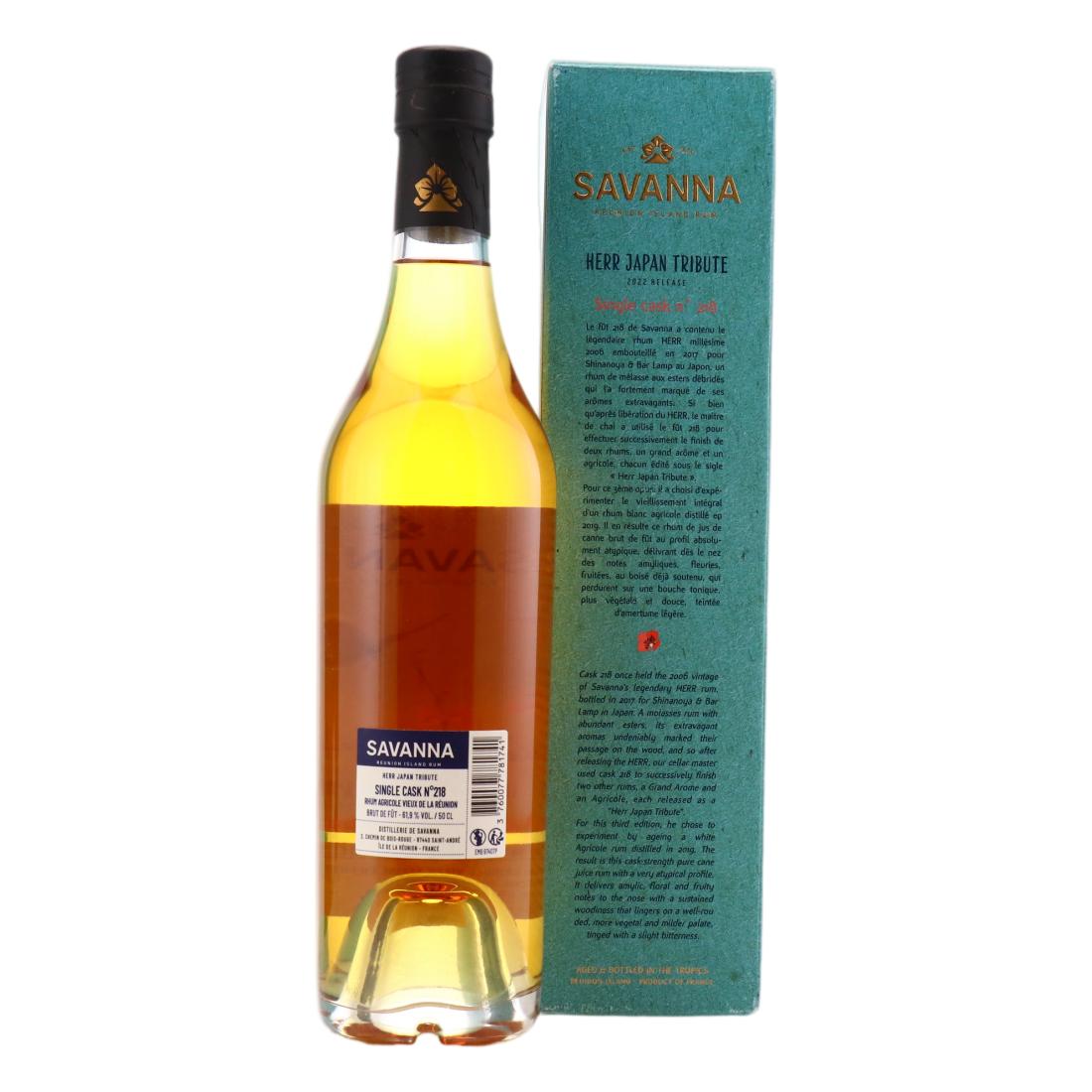 Savanna 2018 HERR Japan Tribute Rhum Agricole