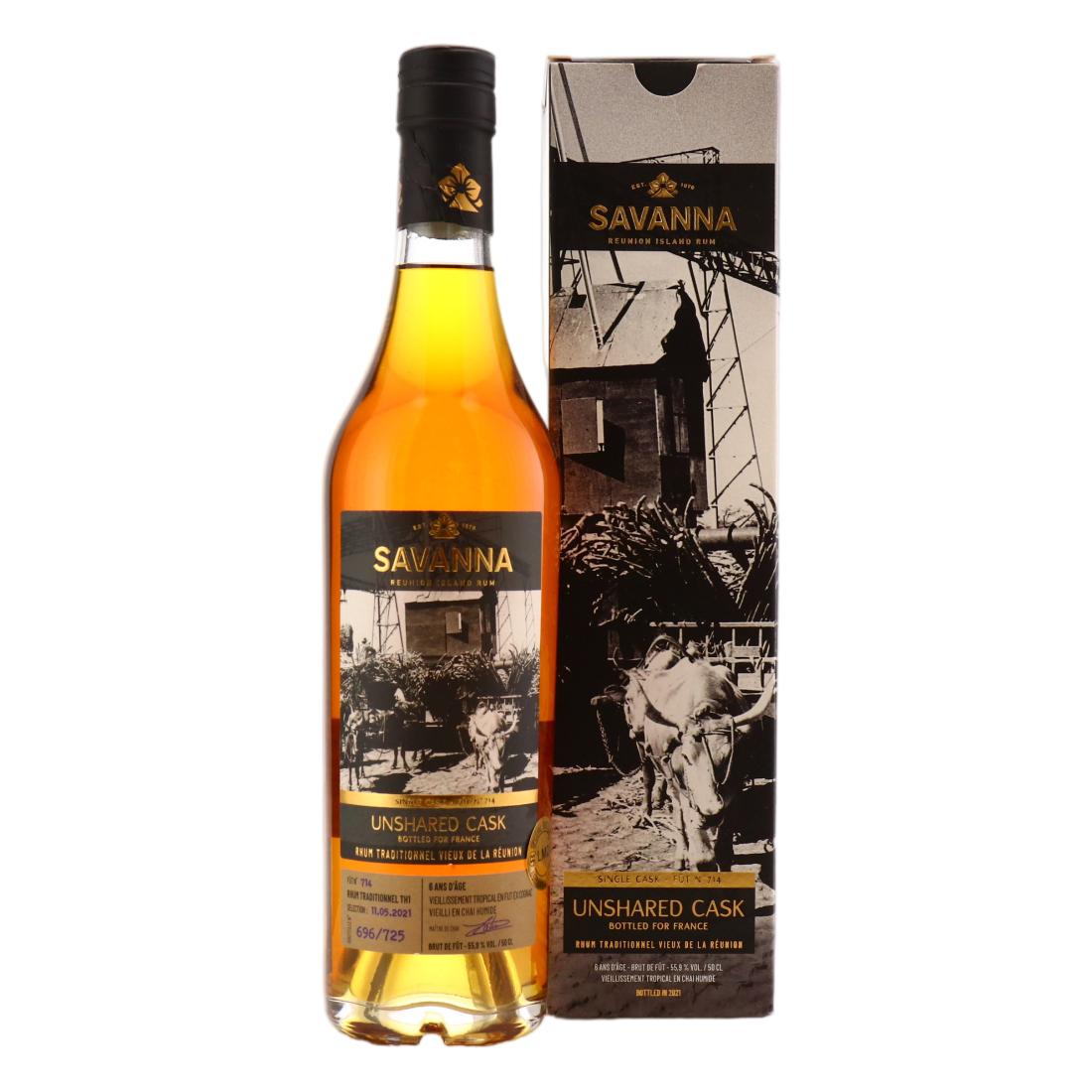 Savanna Unshared Cask 6 Year Old Rhum Traditionnel