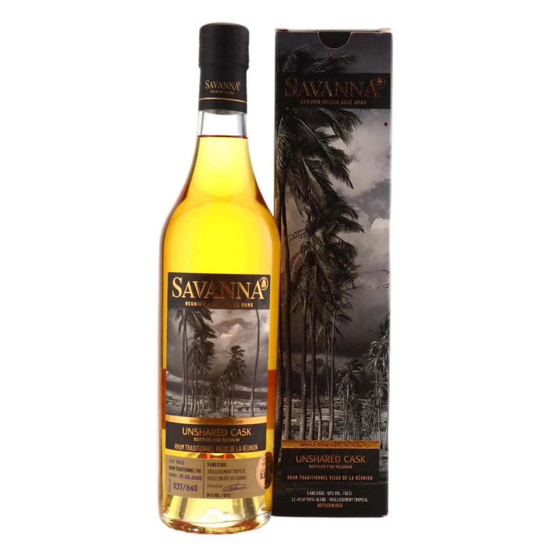 Savanna Unshared Cask 5 Year Old Rhum Traditionnel