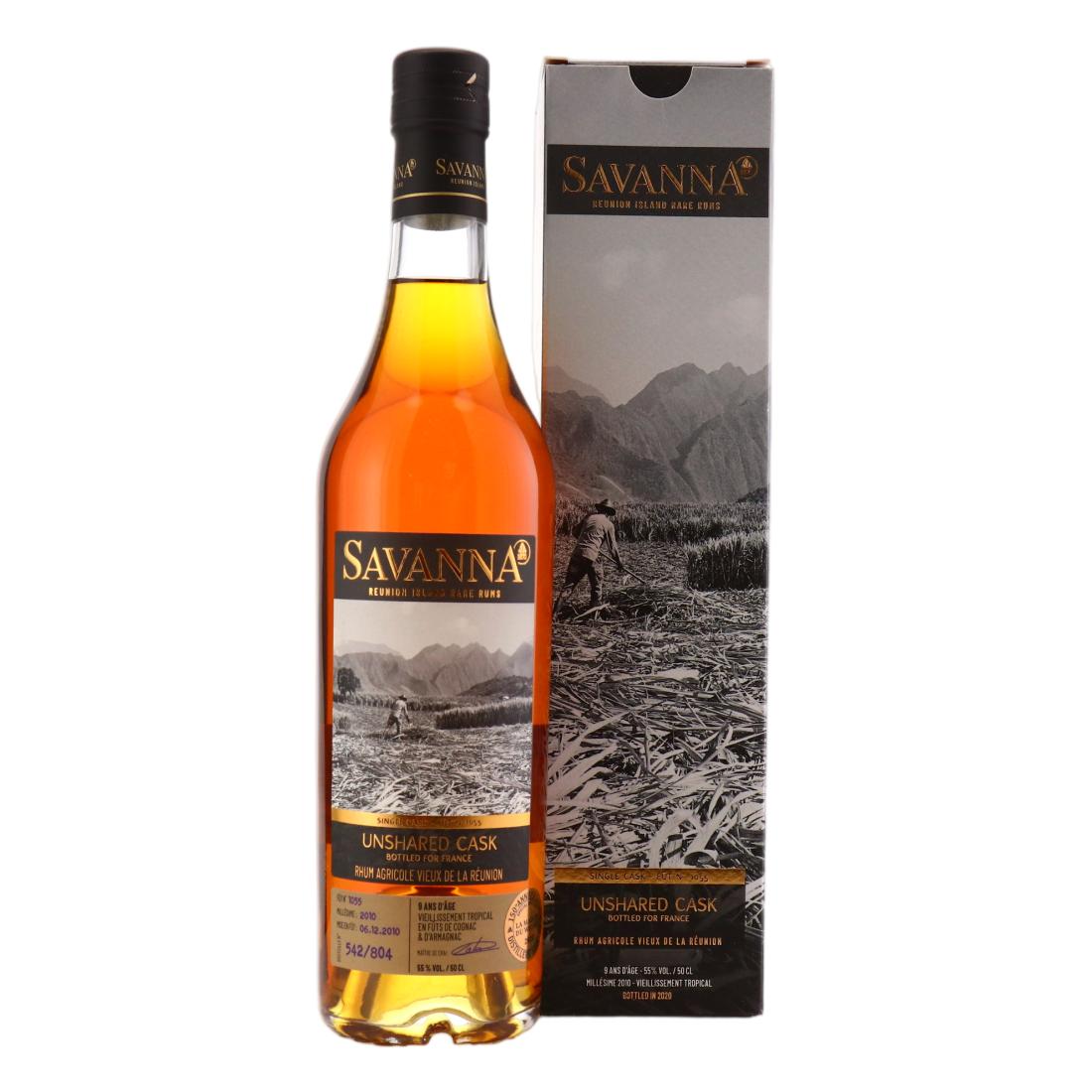 Savanna 2010 Unshared Cask 9 Year Old Rhum Agricole