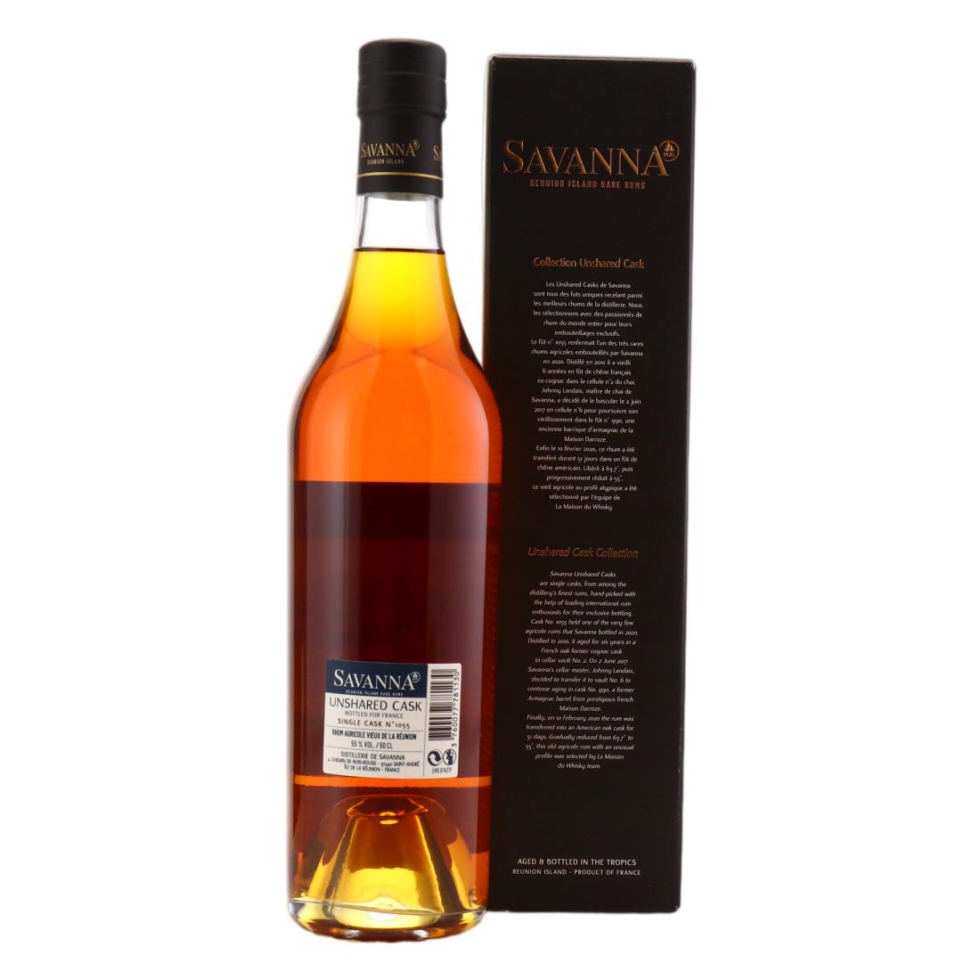 Savanna 2010 Unshared Cask 9 Year Old Rhum Agricole