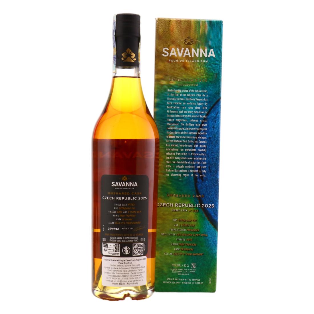 Savanna 2016 Unshared Cask 7 Year Old Rhum Traditionnel